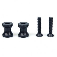 ATTACCHI FORCELLONE FILETTATI FORO VITE 10 MM NERI ATTACCHI FORCELLONE FILETTATI FORO VITE 10 MM NERI